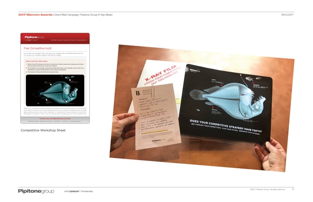 2017 Marcom Awards - Direct Mail Campaign - Pipitone Group X-Ray Mailer.jpg